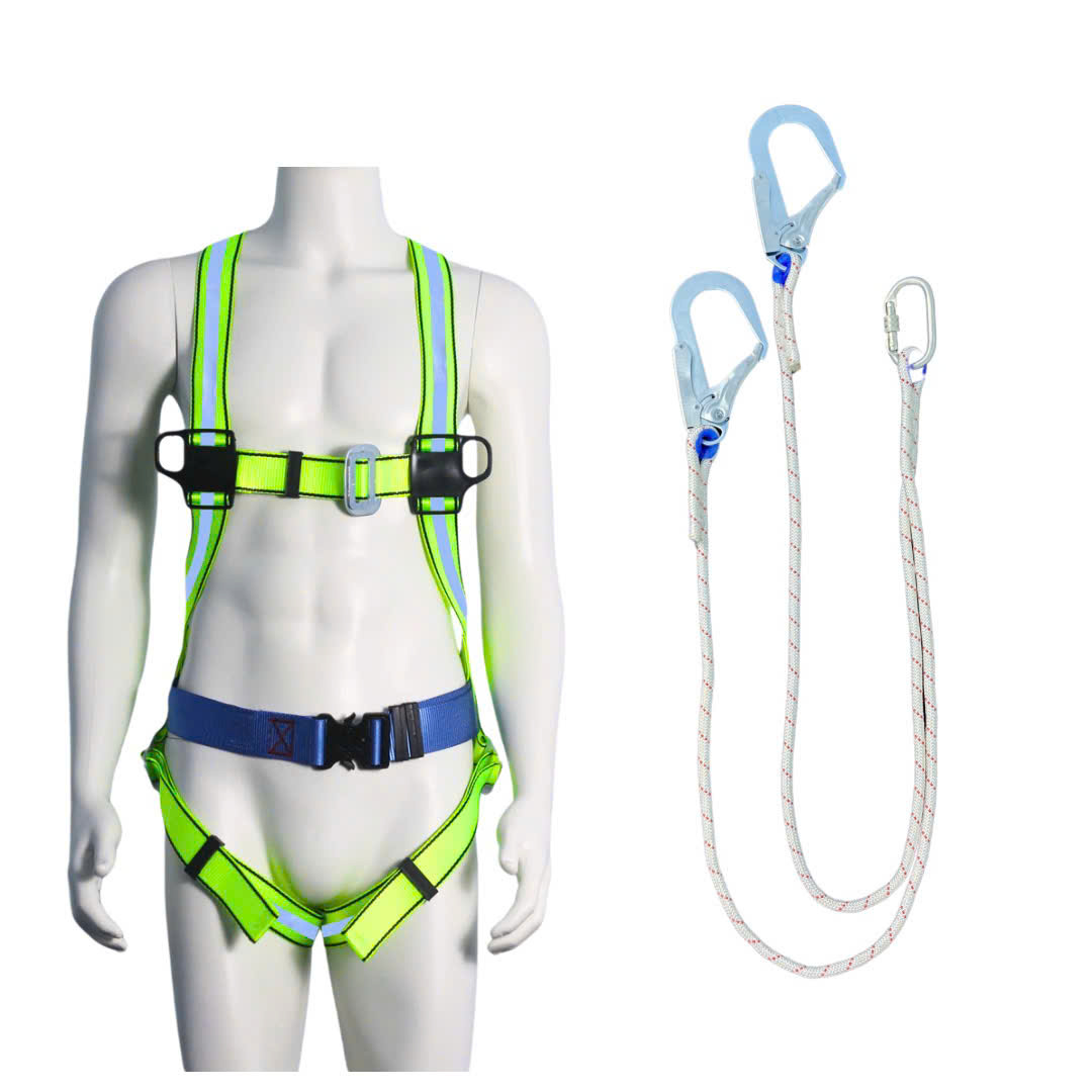 GB6 - Dây đai toàn thân tốt khóa bấm 2 móc sắt dây thừng