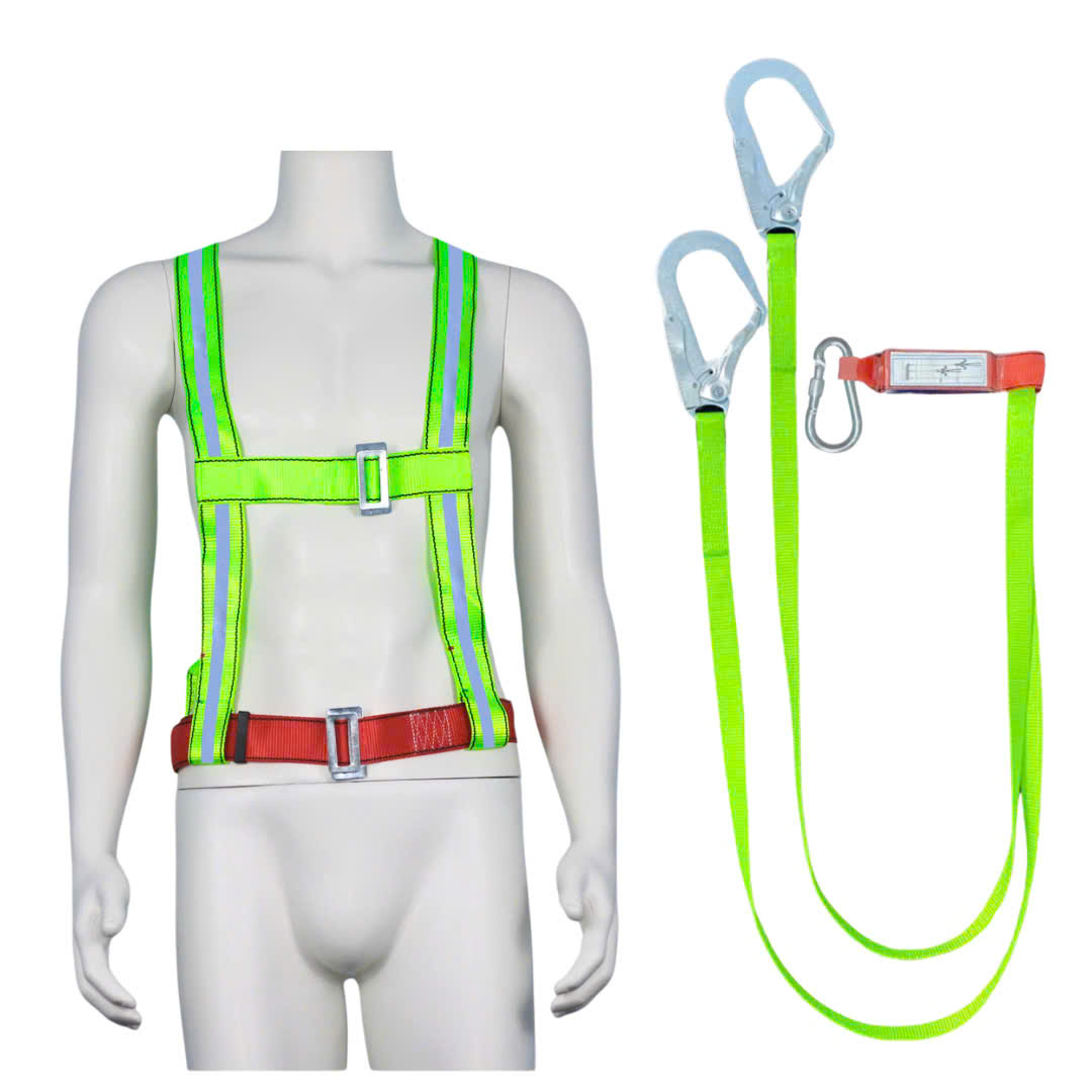 M4 - Dây đai bán thân 2 móc sắt dây bẹ giảm xóc