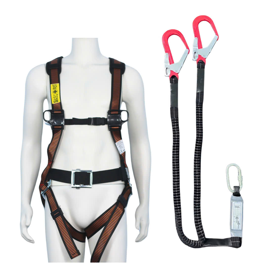 AVD2 - Dây đai toàn thân HQ khóa vuông có đệm hông túi 2 móc nhôm dây thun đàn hồi giảm xóc 