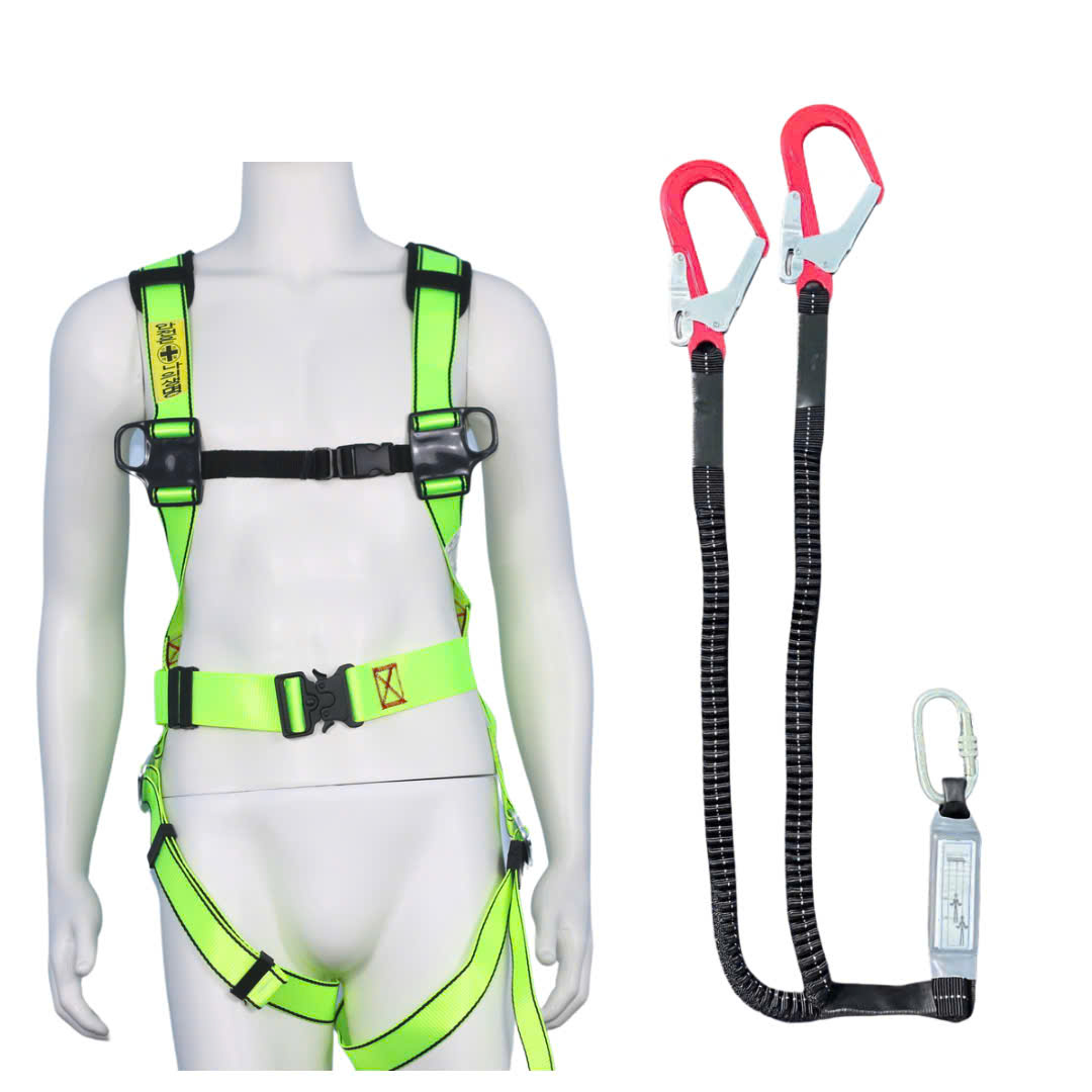 BBD2 - Dây đai toàn thân vàng chanh khóa bấm có đệm hông túi 2 móc nhôm dây thun đàn hồi đen giảm xóc