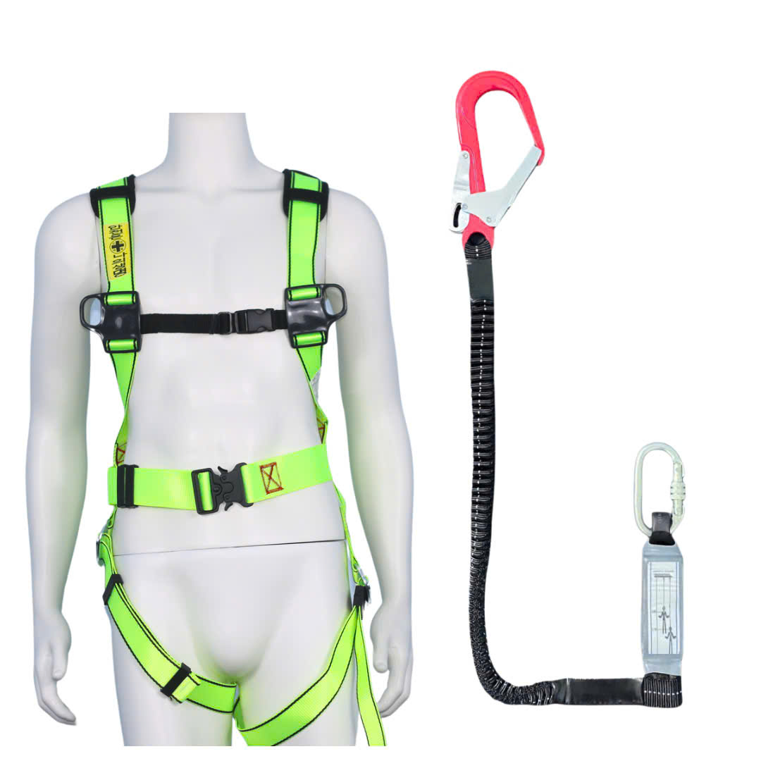 BB1 - Dây đai toàn thân vàng chanh khóa bấm 1 móc nhôm dây thun đàn hồi đen giảm xóc