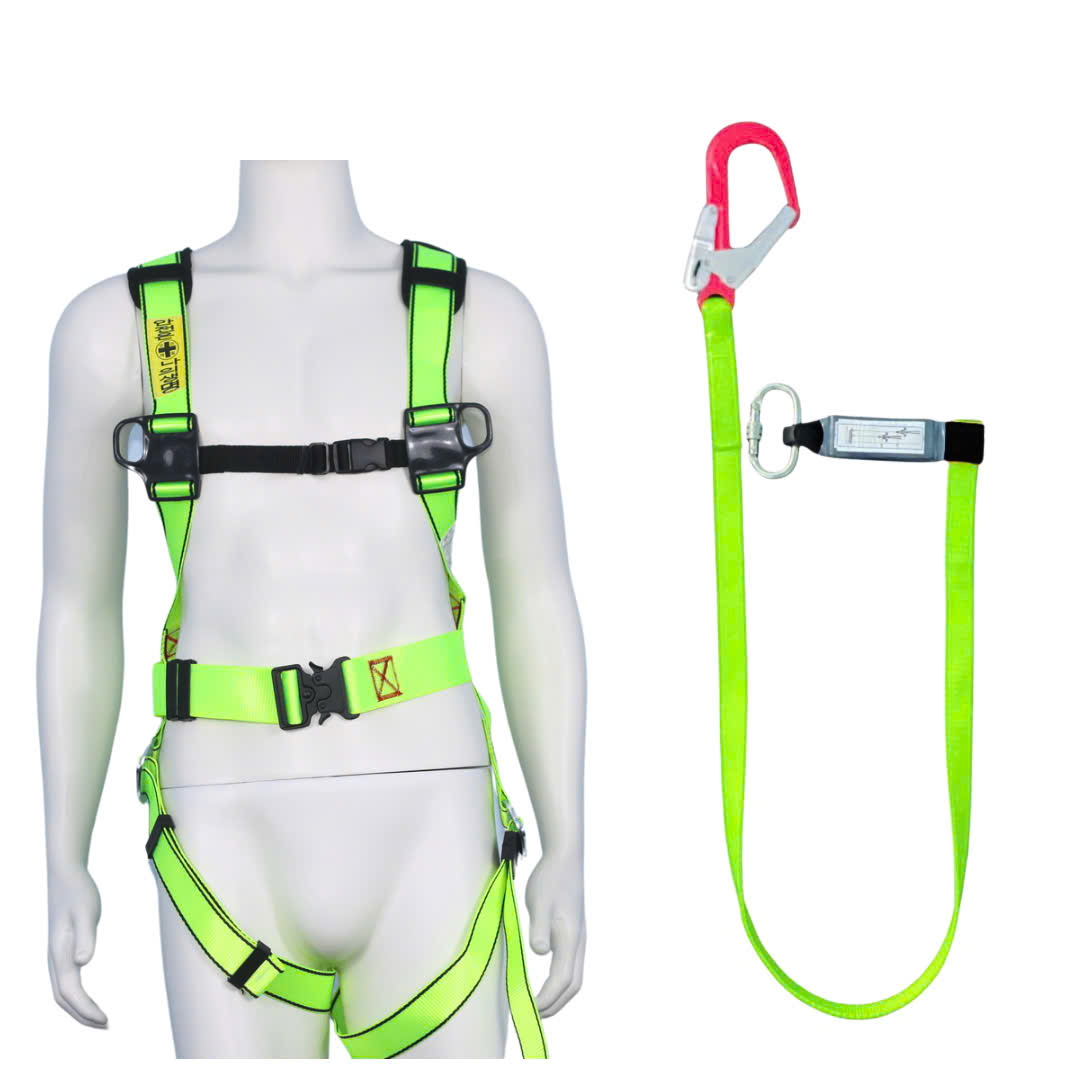 BBD3 - Dây đai toàn thân vàng chanh khóa bấm có đệm hông túi 1 móc nhôm dây vàng chanh giảm xóc