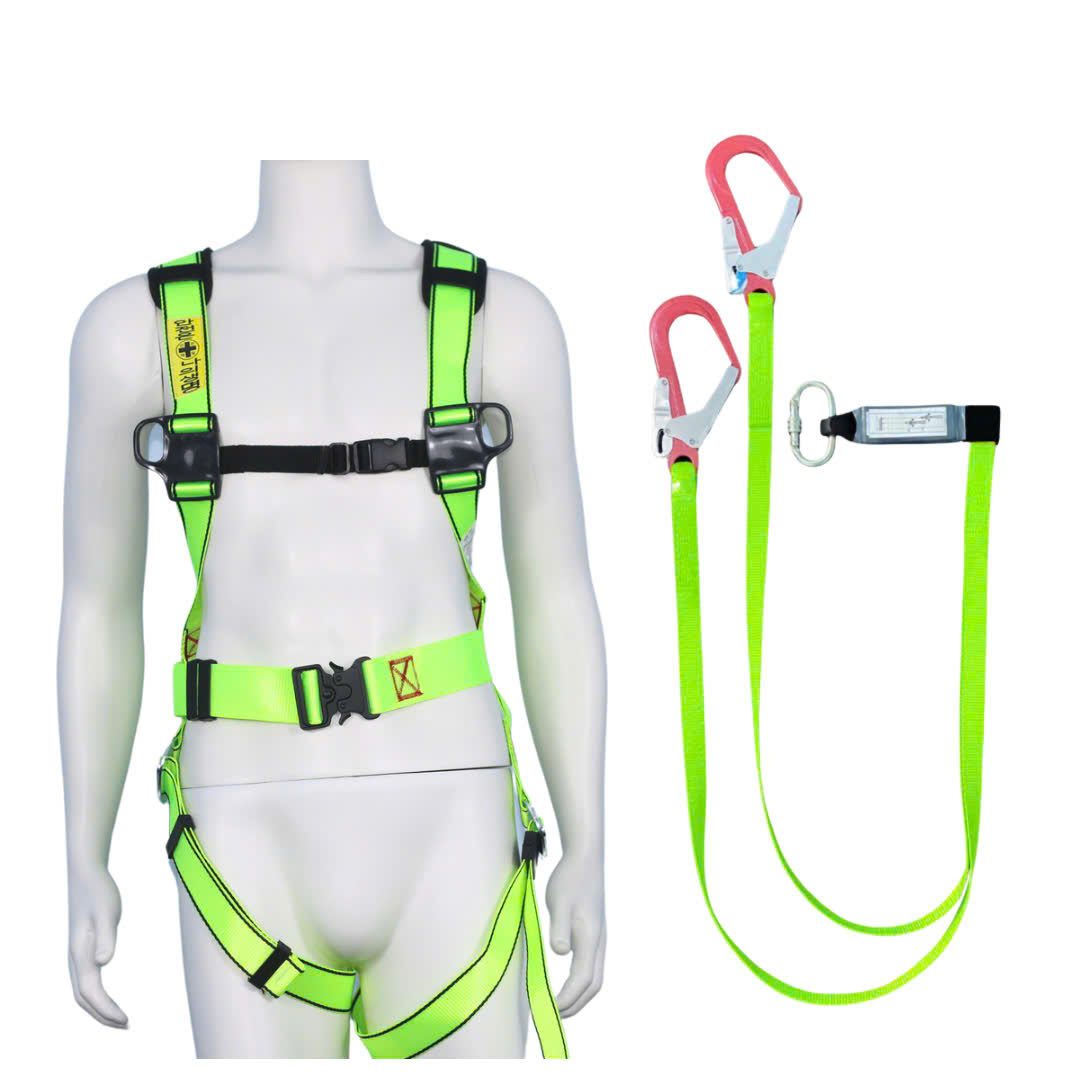 BB4 - Dây đai toàn thân vàng chanh khóa bấm 2 móc nhôm dây vàng chanh giảm xóc