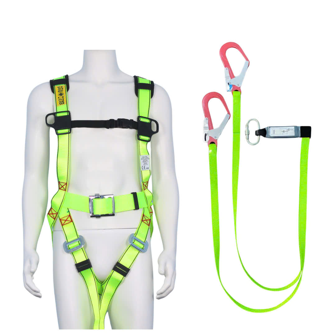 BV4 - Dây đai toàn thân vàng chanh khóa vuông 2 móc nhôm dây vàng chanh giảm xóc