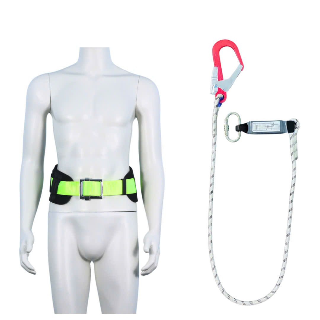 DV3 - Dây đai nịt bụng vàng chanh khóa vuông 1 móc nhôm dây thừng giảm xóc