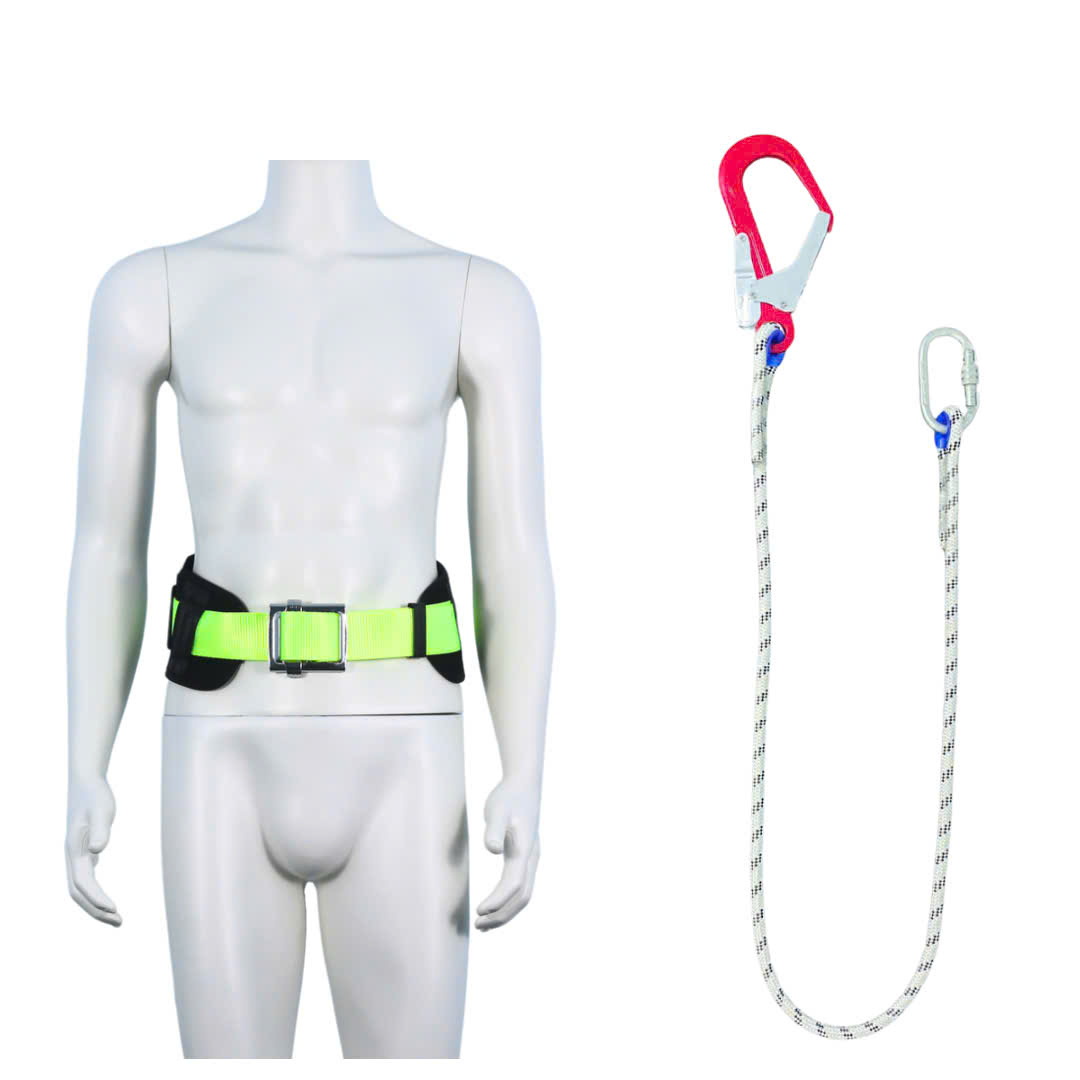 DV1 - Dây đai nịt bụng vàng chanh khóa vuông 1 móc nhôm dây thừng