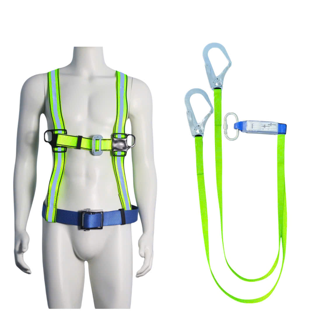 KV4 - Dây đai bán thân tốt khóa vuông 2 móc sắt dây bẹ giảm xóc 